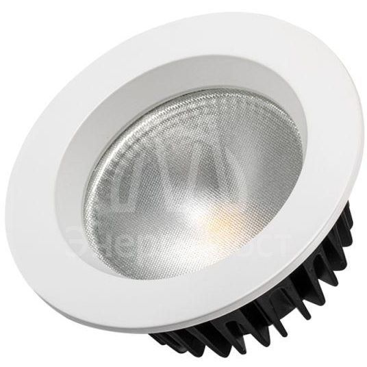 Светильник светодиодный LTD-105WH-FROST-9W Day White 110deg IP44 метал. Arlight 021492