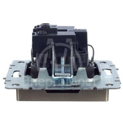 Розетка BRITE РС11-1-0-БрШ 16А с заземл. без защ. шторки шампань IEK BR-R11-16-K37