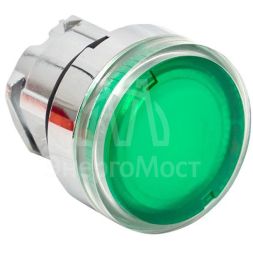 Механизм кнопки исполнительный XB4 зел. плоский возвратный без фиксации с подсветкой PROxima EKF XB4BW-G