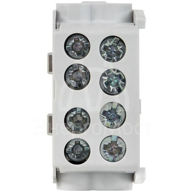 Клемма распределительная КСР с двойным винтом 2х35/2х25 сер. PROxima EKF ksr-2.35-2.25-grey