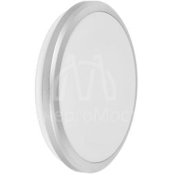 Светильник светодиодный ДПБ 3103 18Вт IP54 4000K круг серебро IEK LDPB0-3103-18-4000-K01