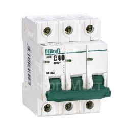 Выключатель автоматический модульный 3п C 50А 6кА ВА-103 SchE 12095DEK