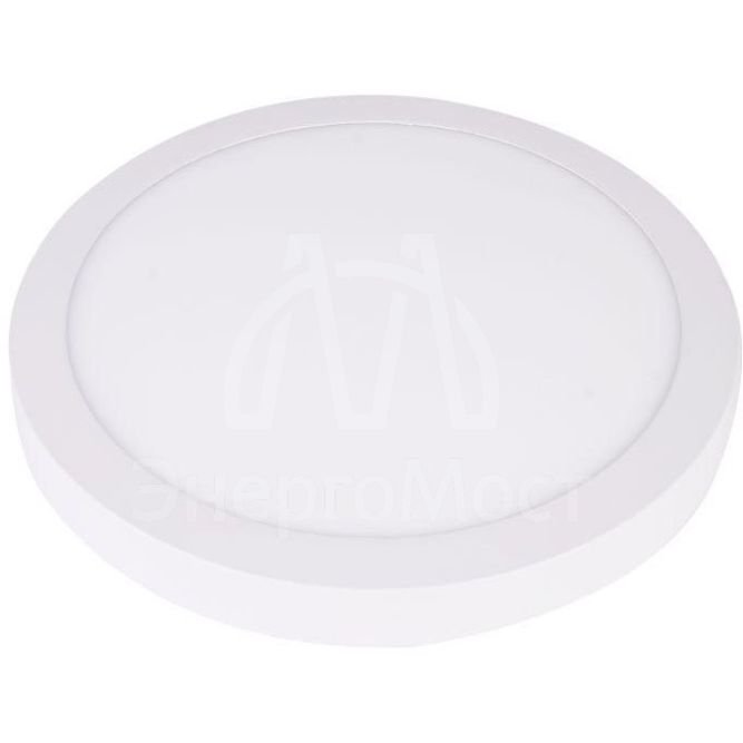 Светильник светодиодный LED 8-12-4K 12Вт 220В 4000К круглый накладной бел. ЭРА Б0050275