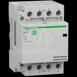 Контактор модульный EASY9 CT 40А 4НО 230/250В AC 50Гц SchE EZ9C32440