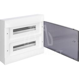 Щиток пластиковый навесной Practibox S 2х18 дым. дверь Leg 137617