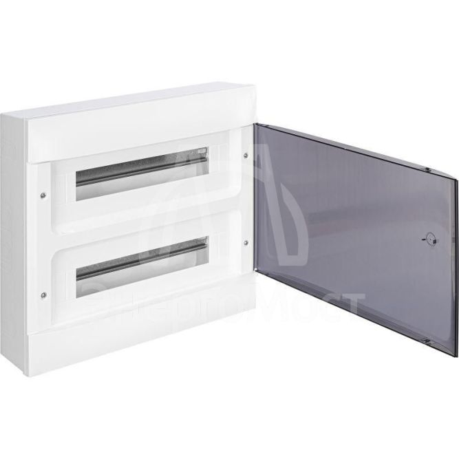 Щиток пластиковый навесной Practibox S 2х18 дым. дверь Leg 137617