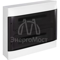 Щиток пластиковый навесной Practibox S 2х18 дым. дверь Leg 137617