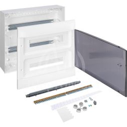 Щиток пластиковый навесной Practibox S 2х18 дым. дверь Leg 137617