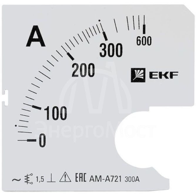 Шкала сменная для A721 300/5А-1.5 PROxima EKF s-a721-300