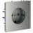 Розетка 1-м СП S70 16А с заземл. защ. шторки механизм сталь Voltum VLS040205