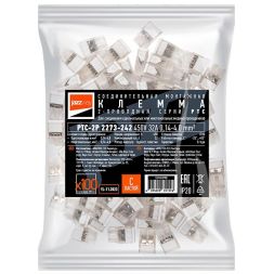 Клемма монтажная нажимного соединения PTC-2P 2273-242 450В 32А 0.14-4.0кв.мм JazzWay 5051096