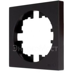 Рамка 1-м OSEN горизонт. квадрат черн. бархат LEZARD 743-4200-146