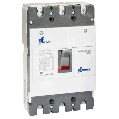 Выключатель автоматический 3п 250А 18кА ВА04-35 Про 250C Контактор 7001104