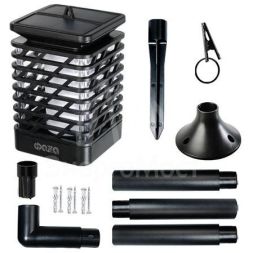 Светильник на солнечной батарее SLR-S10 сетка эффект факела ФАZА 5036598