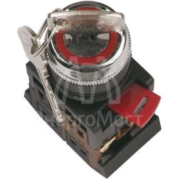 Переключатель AKS22 с ключ. 1-0. 1з+1р IEK BSW10-AKS-2-K02