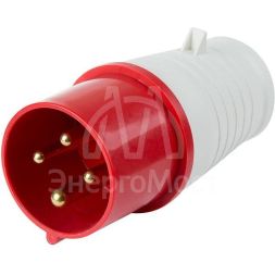 Вилка 024 переносная 3Р+РЕ 32А 380В IP44 Rexant 11-8904