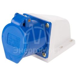 Розетка 123 стационарная 2P+PE 32А 220В IP44 Rexant 11-8912