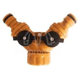 Разветвитель регулируемый 2-х канальный со штуцерами Вихрь 73/7/2/23