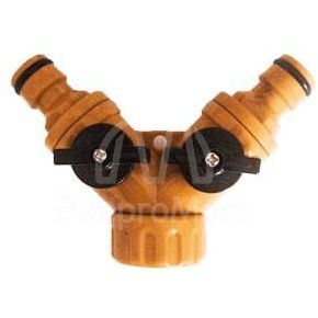 Разветвитель регулируемый 2-х канальный со штуцерами Вихрь 73/7/2/23