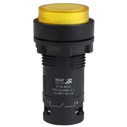 Кнопка с подсветкой OptiSignal Compact D22 С7-PL-M510 желт. 1НО 230В AC XB7NW35M1 КЭАЗ 362102