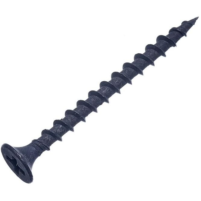 Саморез гипрок-дерево 3.5х45 потай крупн. резьба оксид (уп.20шт) европодвес СТРОЙМЕТИЗ 2010071