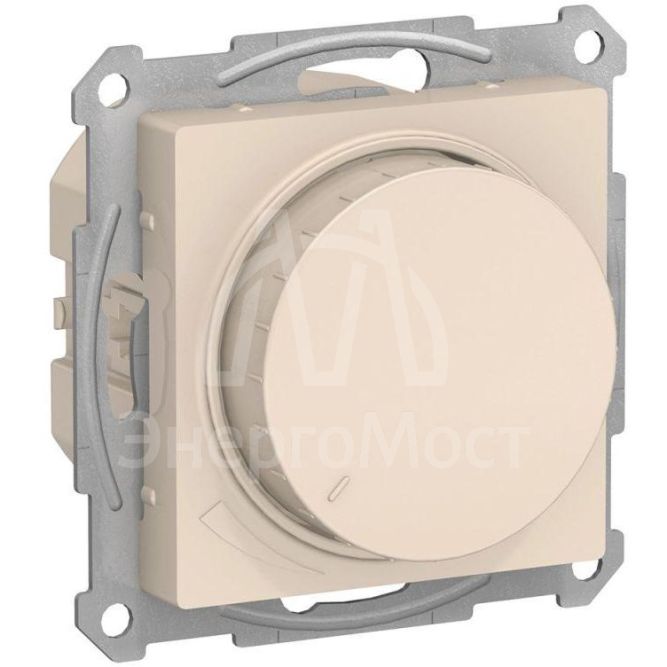 Механизм светорегулятора (диммера) AtlasDesign поворотно-нажимной 315Вт беж. SchE ATN000234