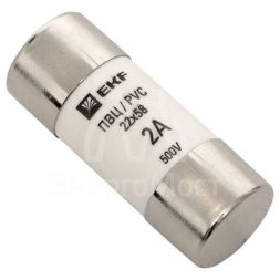 Вставка плавкая цилиндрическая ПВЦ 22х58 2А EKF pvc-22x58-2