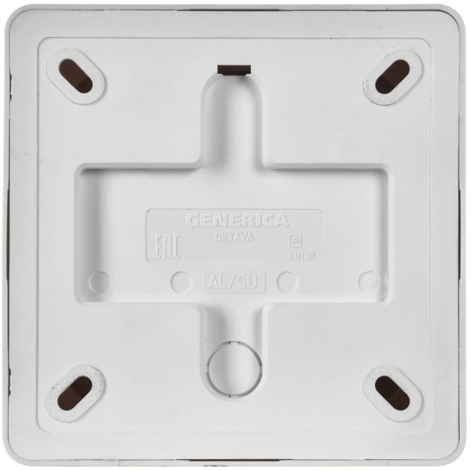 Розетка 4-м ОП Октава 10А IP20 без заземл. бел. IEK ERO40-K01-10-DC