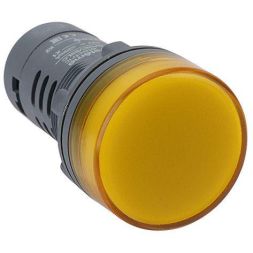 Лампа светосигнальная SB7 d22мм 24В DC желт. моноблочная SE SB7EV08BP