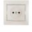Розетка 1-м СП Мира 16А IP20 без заземл. керам. жемчуж. бел. перламутр LEZARD 701-3030-121