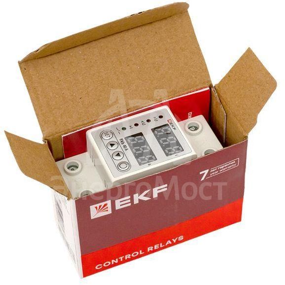 Реле напряжения и тока с дисп. RVb 40А EKF rvb-m40a