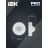 Детектор движения ДД 024 1100Вт угол. обз. 120-360град. 6м IP33 бел. IEK LDD11-024-1100-001
