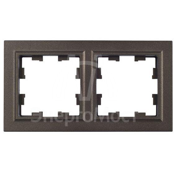 Рамка 2-м BRITE РУ-2-БрТБ бронза IEK BR-M22-K45