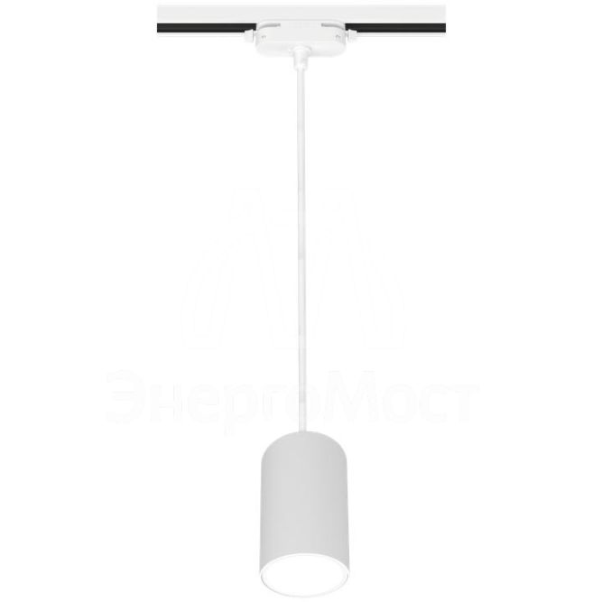 Светильник трековый подвес ARTLINE 55х55х100мм GU10 230В алюм. 2.6кв.м бел. Ritter 59927 6