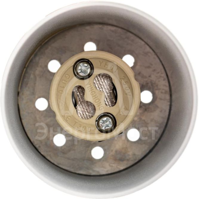 Светильник трековый подвес ARTLINE 55х55х100мм GU10 230В алюм. 2.6кв.м бел. Ritter 59927 6