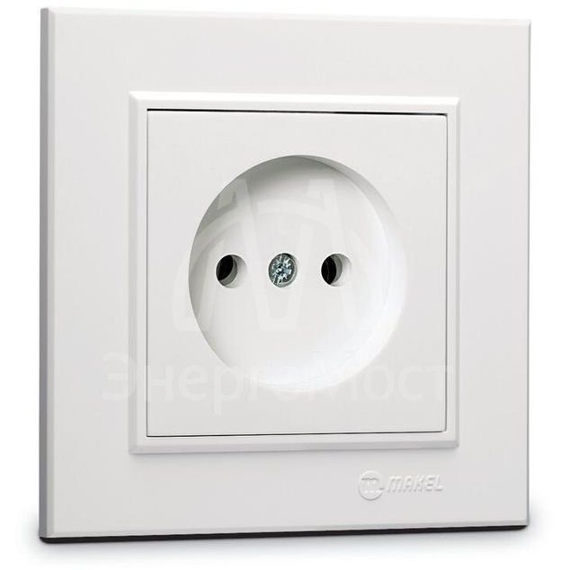 Розетка б/з СП Karea 16А IP20 бел. Makel 56001022