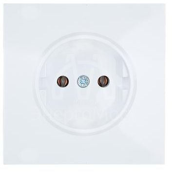 Розетка 1 мест. б/з СП ZIMA IP20 16А ПБТ безвинт. зажим бел. LEZARD 704-0288-121BQC