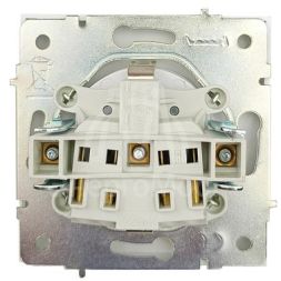 Розетка 1 мест. б/з СП ZIMA IP20 16А ПБТ безвинт. зажим бел. LEZARD 704-0288-121BQC