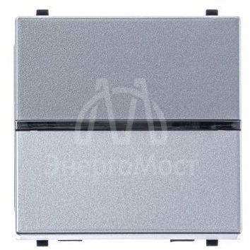 Механизм переключателя 1-кл. 2мод. СП Zenit 16А IP20 с клавишей серебр. ABB 2CLA220200N1301