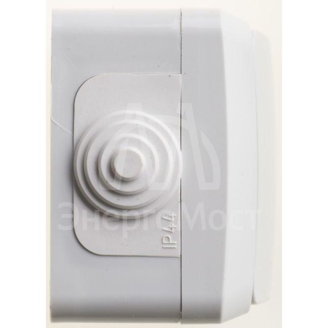 Переключатель 1-кл. ОП Этюд 10А IP44 10AX сер. SchE BA10-046C