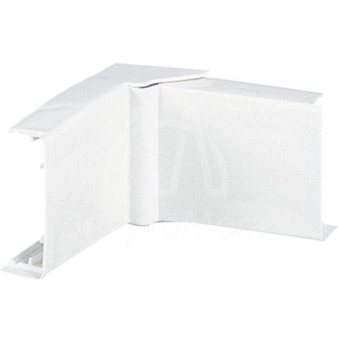 Угол для кабель-канала внутренний/внешний изменяемый для мини-плинтусов DLPlus 20х12.5 бел. Leg 030221