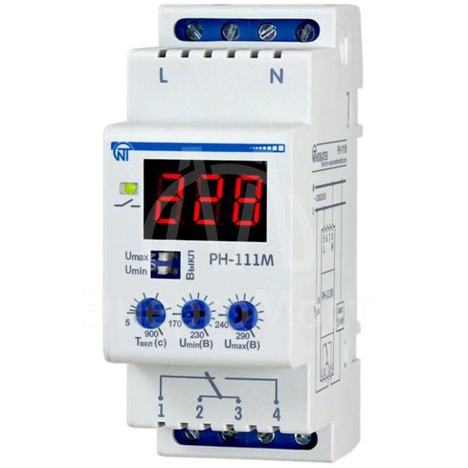 Реле напряжения РН-111М 1ф НовАтек-Электро 3425601111