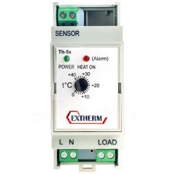 Термостат мех. для площадок; грунта; пола 16А на DIN-рейку Extherm Th-fix