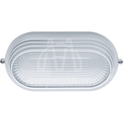 Светильник ЛОН 94 816 NBL-O3-60-E27/WH 1х60Вт E27 IP54 (аналог НПБ 1407 бел. овал ресн. 60Вт) Navigator 94816