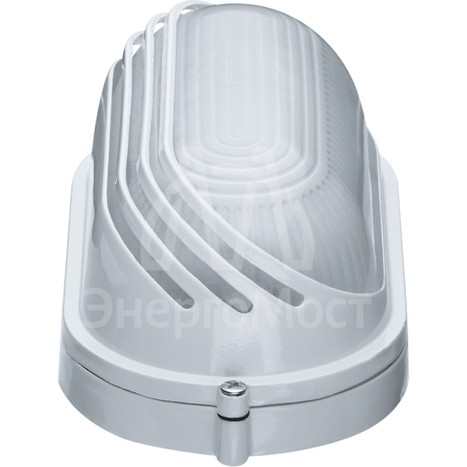 Светильник ЛОН 94 816 NBL-O3-60-E27/WH 1х60Вт E27 IP54 (аналог НПБ 1407 бел. овал ресн. 60Вт) Navigator 94816