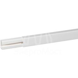 Кабель-канал 1-секц. 40х20 L2100 пластик DLPlus без перегородки бел. Leg 030027