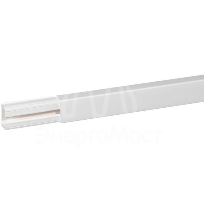 Кабель-канал 1-секц. 40х20 L2100 пластик DLPlus без перегородки бел. Leg 030027