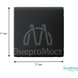 Вывод кабеля ArtGallery механизм карбон SE GAL001099