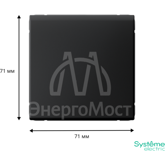 Вывод кабеля ArtGallery механизм карбон SE GAL001099