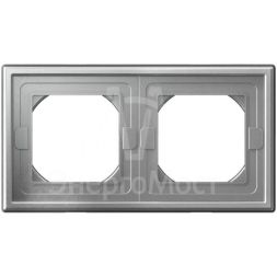 Рамка 2-м ArtGallery IP44 алюм. SE GAL440302